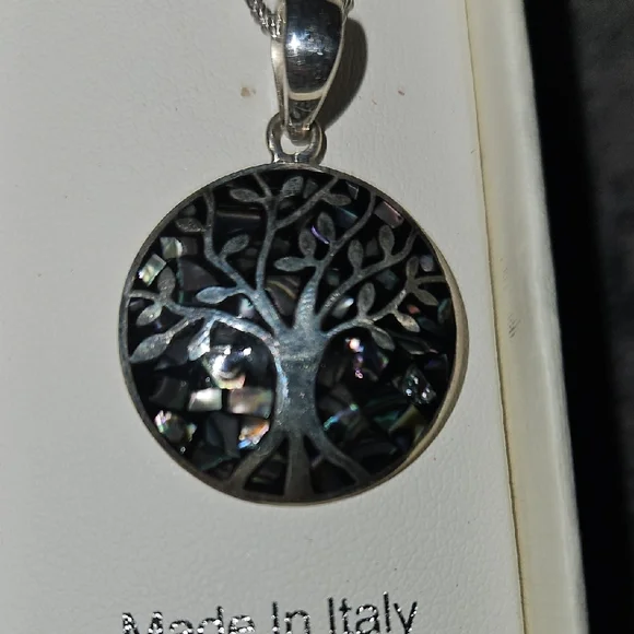 Cynthia Rowley Silver Tree Pendant Necklace - Picture 2 of 3